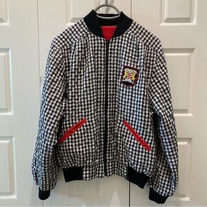 Lily’s of Beverly Hill’s Vintage checkered bomber jacket size UNKNOWN